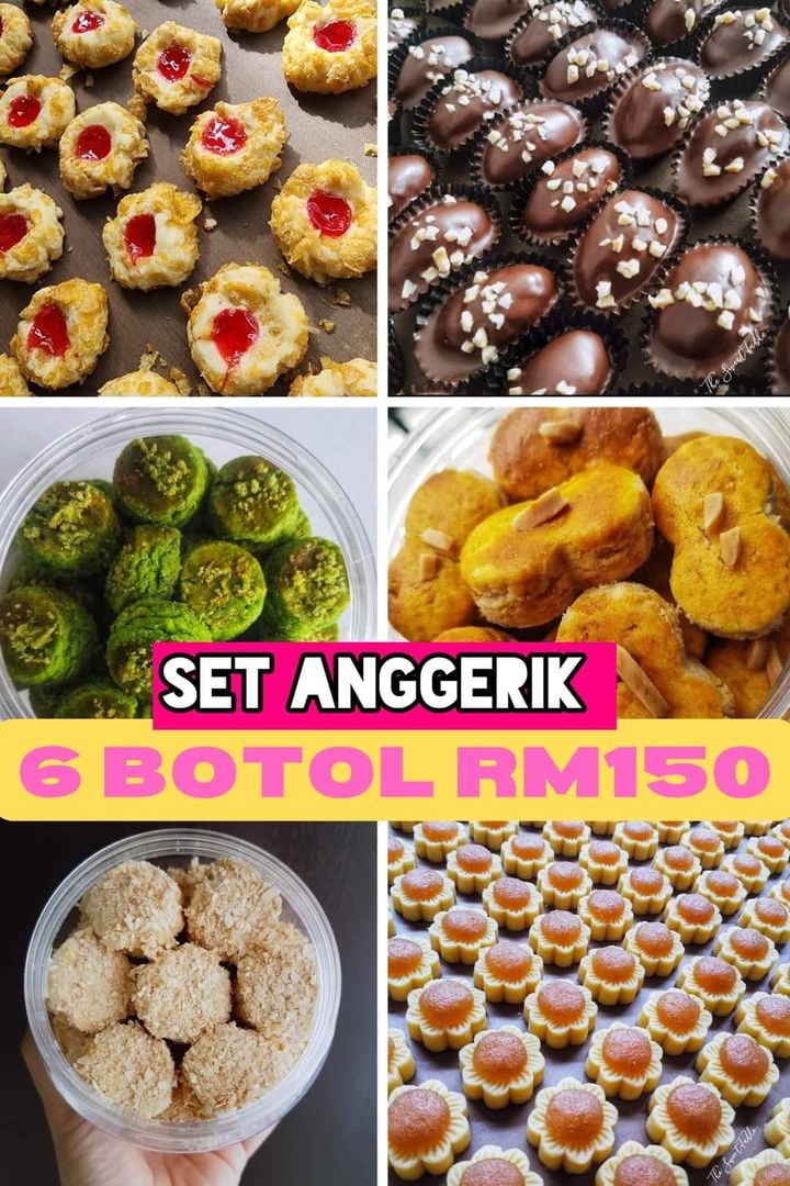 Set Anggerik Rm150/6 Jenis Cookies 