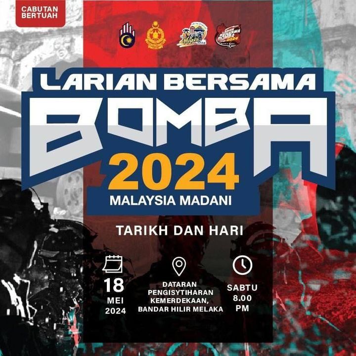 Ayuhhh!! Sertai Larian Bersama Bomba Tahun 2024 Sempena 