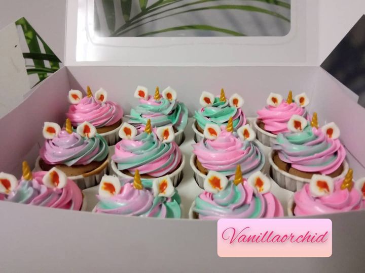Unicorn Cupcake Chiffon 