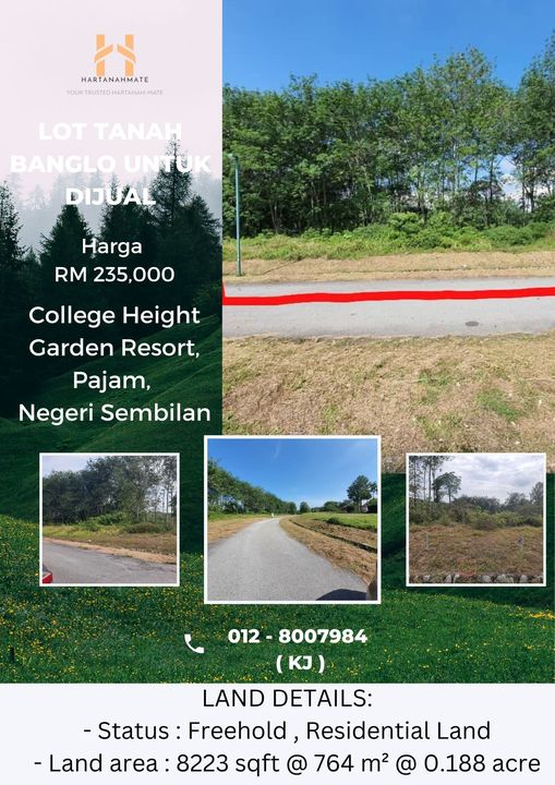 Bungalow Land @ College Height Garden Resort, Pajam, 