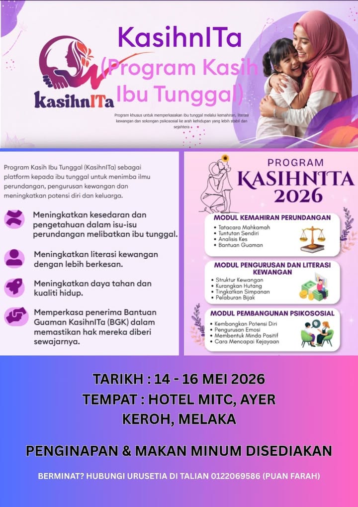 Jangan Lepaskan Peluang Untuk Sertai *program Kasih Ibu 