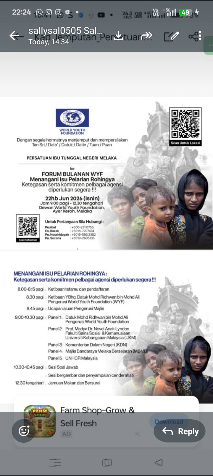Menyantuni Jemputan Dari Jabatan Pembangunan Wanita - Jpw 