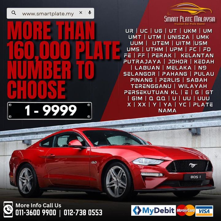 Anda Nak Cari No Plate Kereta Atau Motor? 