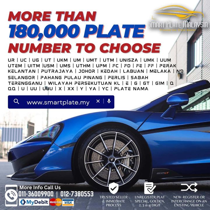 Cari No Plate Kereta Atau Motor? ✅ 