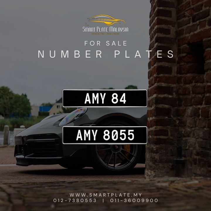 Dapatkan Nombor Plat Malaysia Siri #amy  ! 