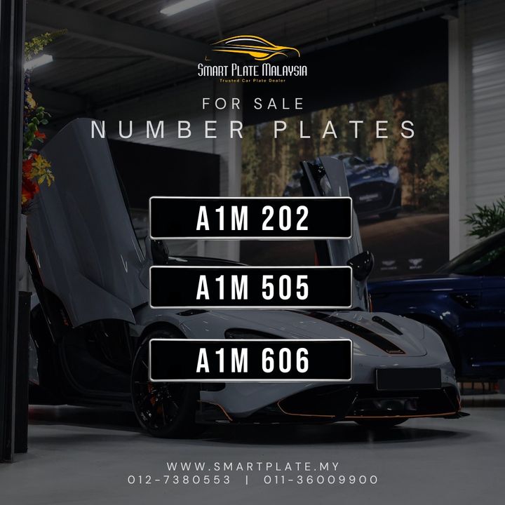 Dapatkan Nombor Plat Khas Malaysia Siri A1m ! 