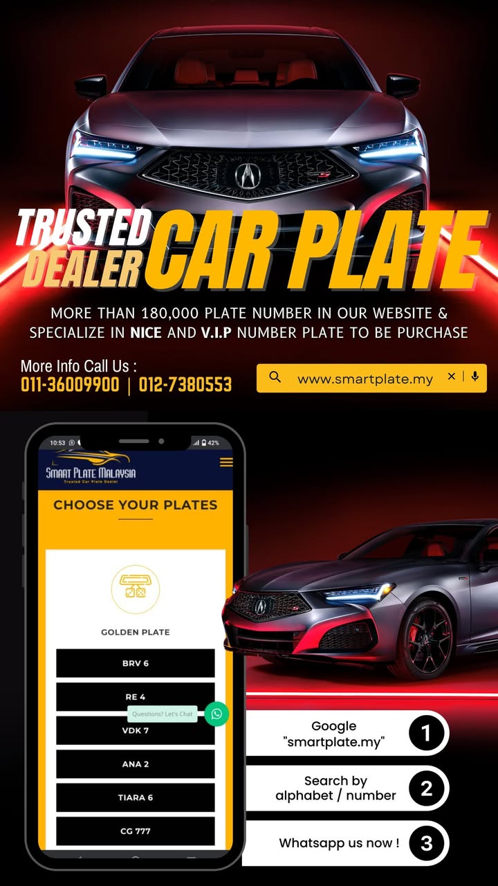 Anda Runsing Mencari No Plate Kereta Atau Motor? 