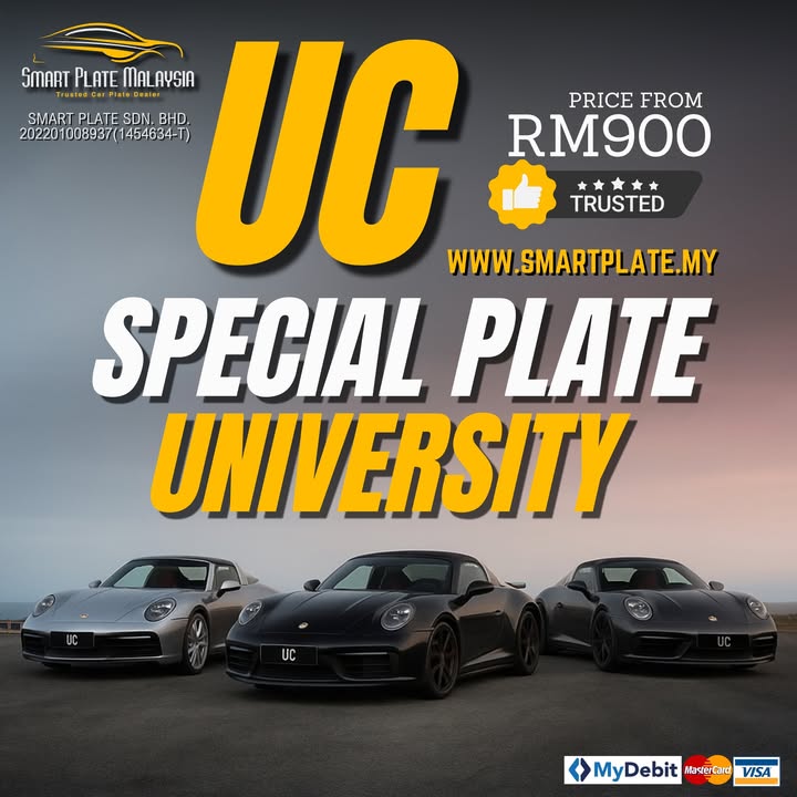1,2, 3 & 4 Digit Uc Plates Available 