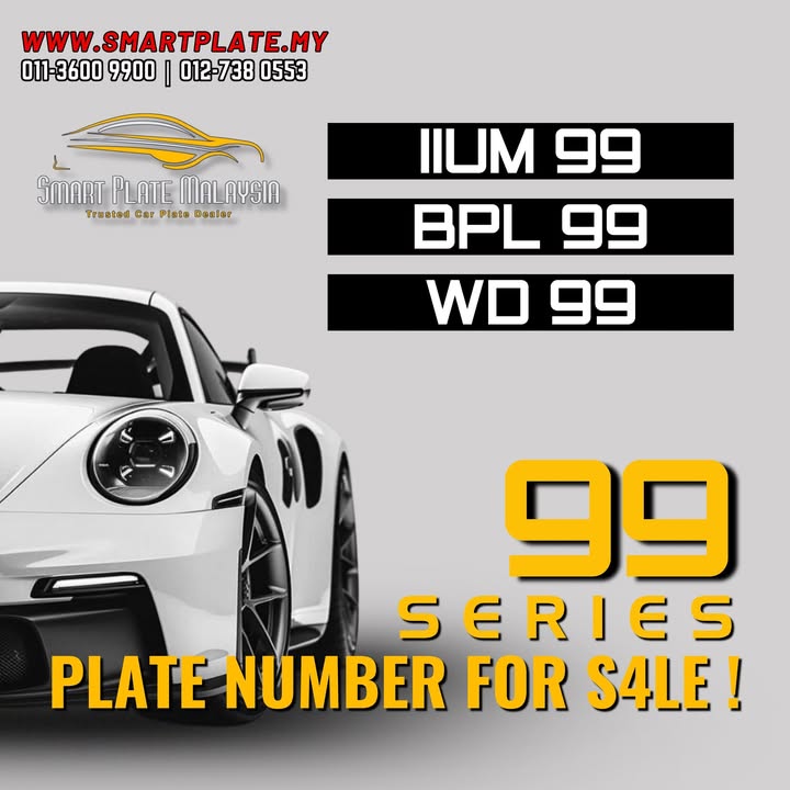 ✨ Golden Number 99 Series Plate For S4le 