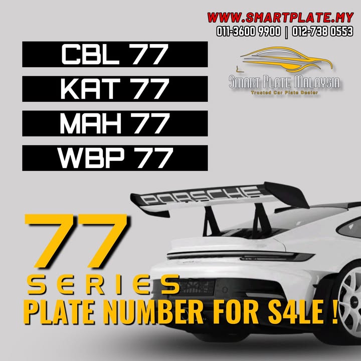 ✨ Golden Number 77 Series Plate For S4le 