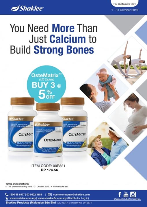 Promosi Shaklee Bulan Oktober 2019 Ostematrix Untuk Mengekalkan Promosi Shaklee Bulan Oktober 2019 Ostematrix Untuk Mengekalkan