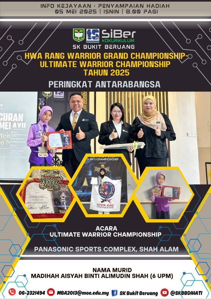 Penyampaian Hadiah  Hwa Rang Warrior Grand Championship- 