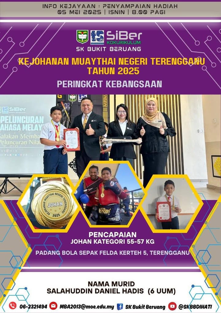 Penyampaian Hadiah  Kejohanan Muaythai Negeri Terengganu  