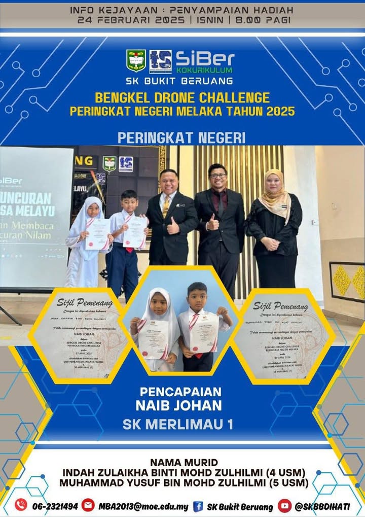 Penyampaian Hadiah Bengkel Drone Challenge Penyampaian Hadiah Bengkel Drone Challenge