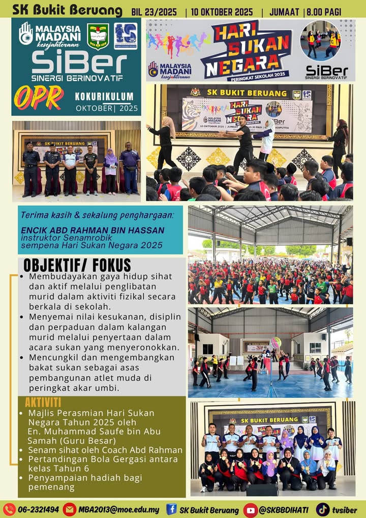 Hari Sukan Negara Peringkat Sekolah 2025  Hari Sukan Negara Peringkat Sekolah 2025