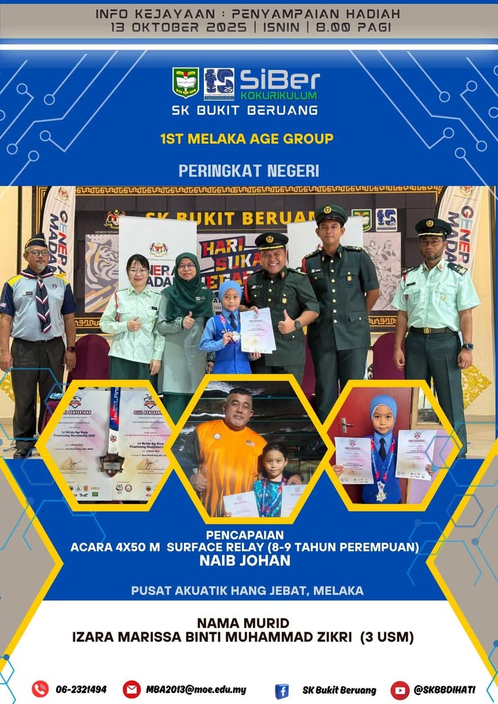 Penyampaian Hadiah 1st Melaka Age Group    Penyampaian Hadiah 1st Melaka Age Group