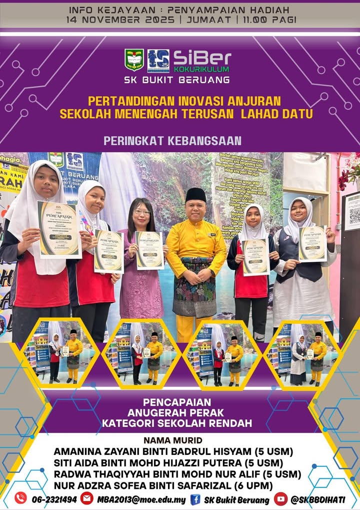 Penyampaian Hadiah Pertandingan Inovasi Anjuran Smk Terusan Lahad 