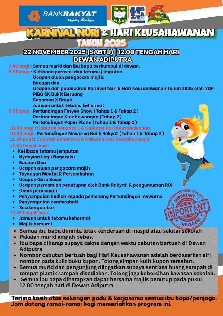 Karnival Nuri & Hari Keusahawanan Tahun 2025 