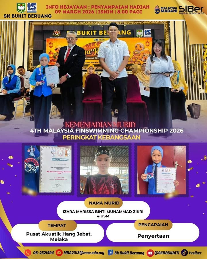 Tahniah Diucapkan Atas Kejayaan Dalam Penyampaian Hadiah 4th 