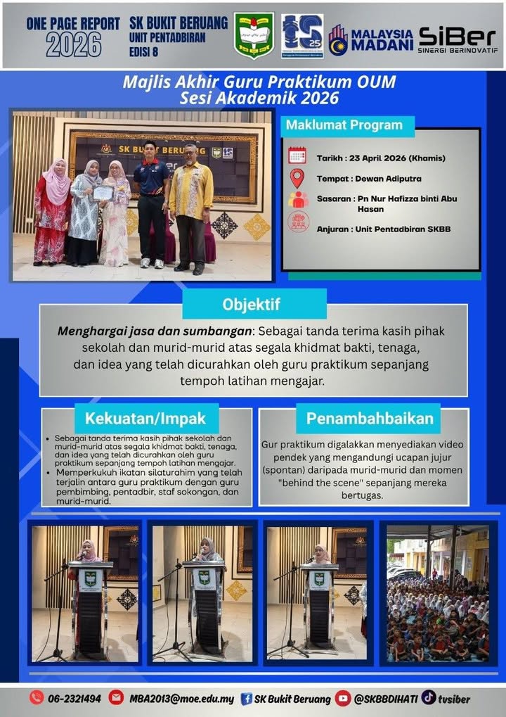 Majlis Akhir Guru Paktikum Oum 