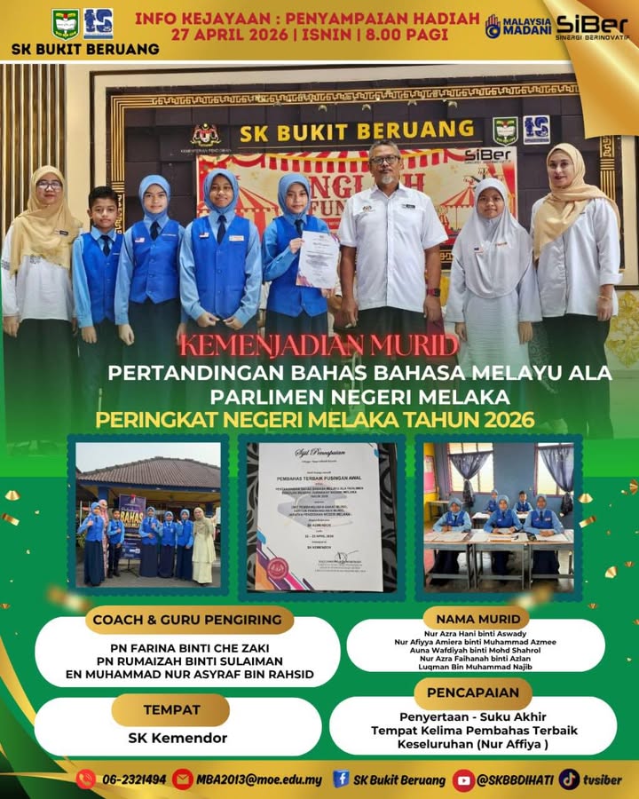 Pertandingan Bahas Bahasa Melayu Ala Parlimen Negeri Melaka 
