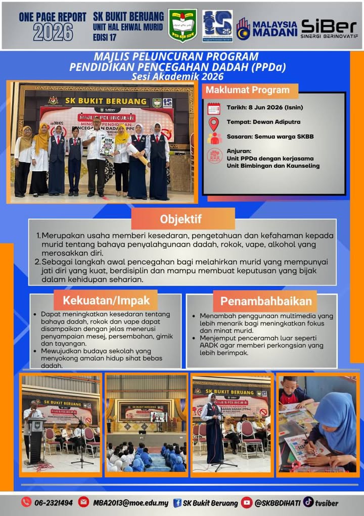 Majlis Peluncuran Program Pendidikan Pencegahan Jenayah (ppda) Sesi 
