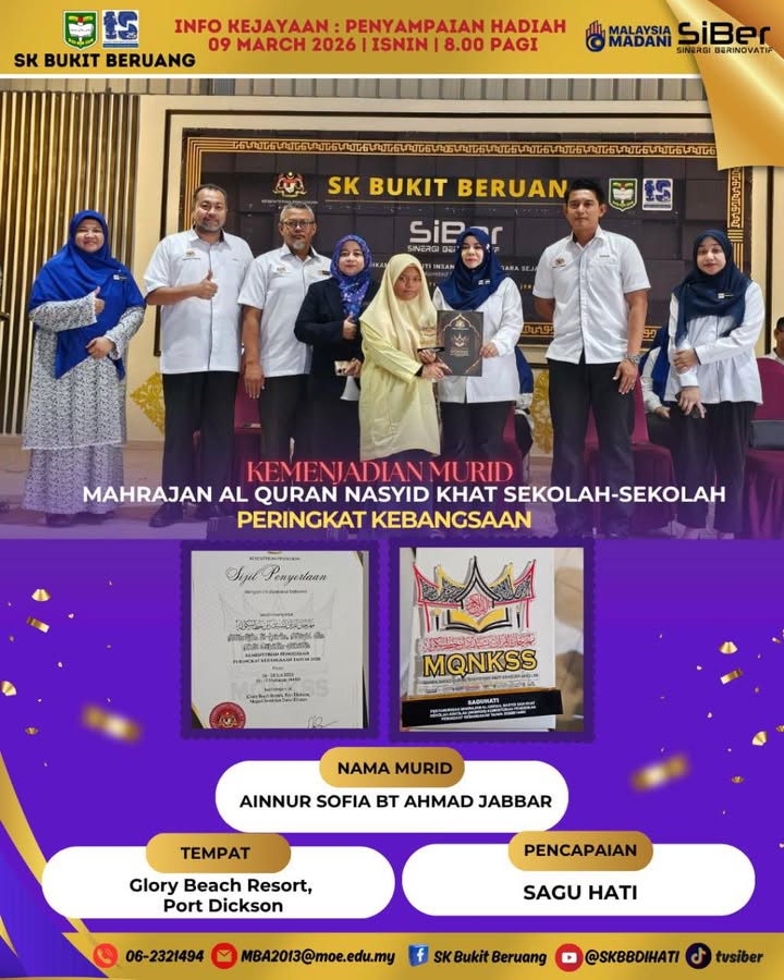 Mahrajan Al Quran Nasyid Khat Sekolah-sekolah Peringkat Kebangsaan 