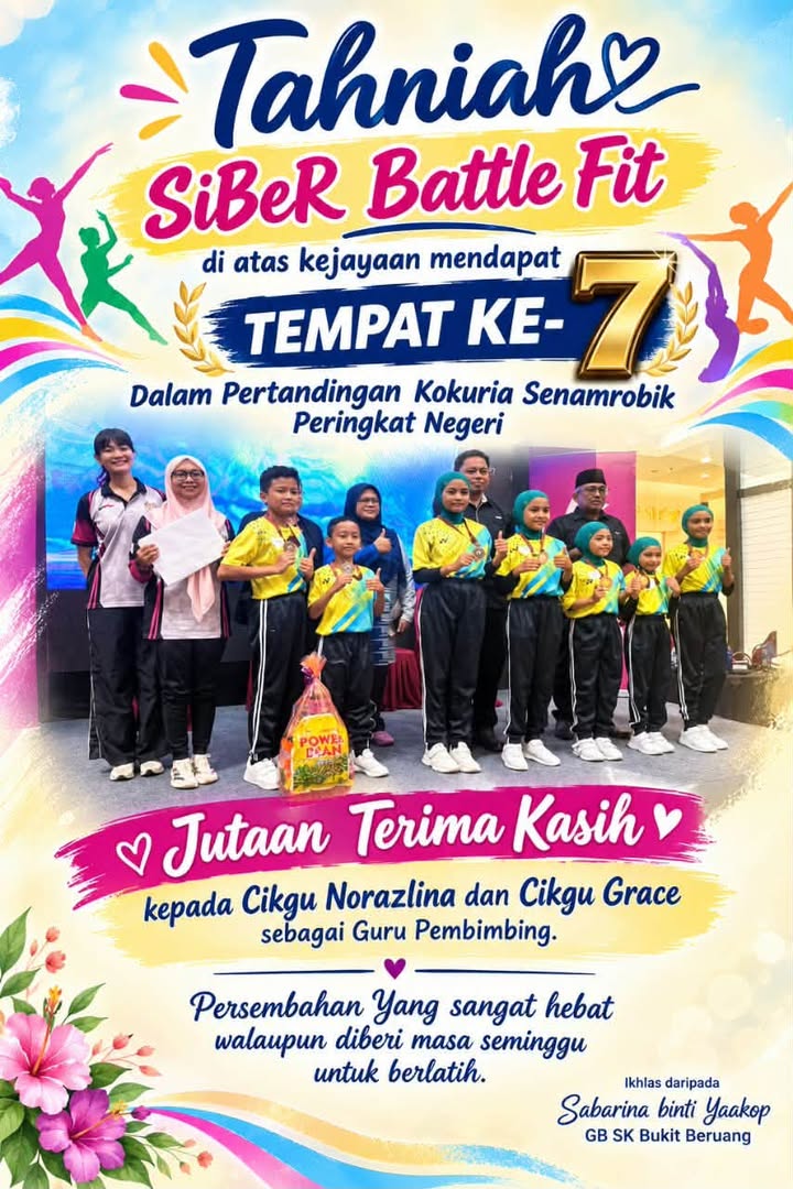 Tahniah Dan Syabas Buat Team Senamrobik Sk Bukit 
