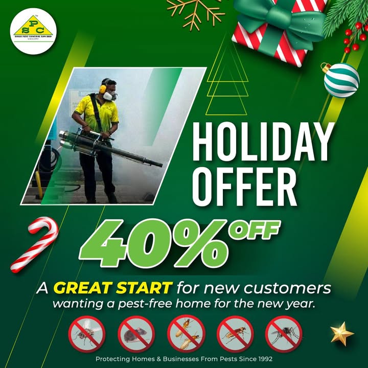 Say Goodbye To Pests This Holiday Season! 