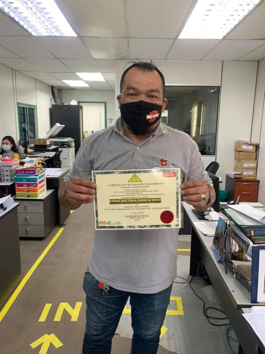 Done Disinfection Service At Logistics Company ✅ Done Disinfection Service At Logistics Company ✅