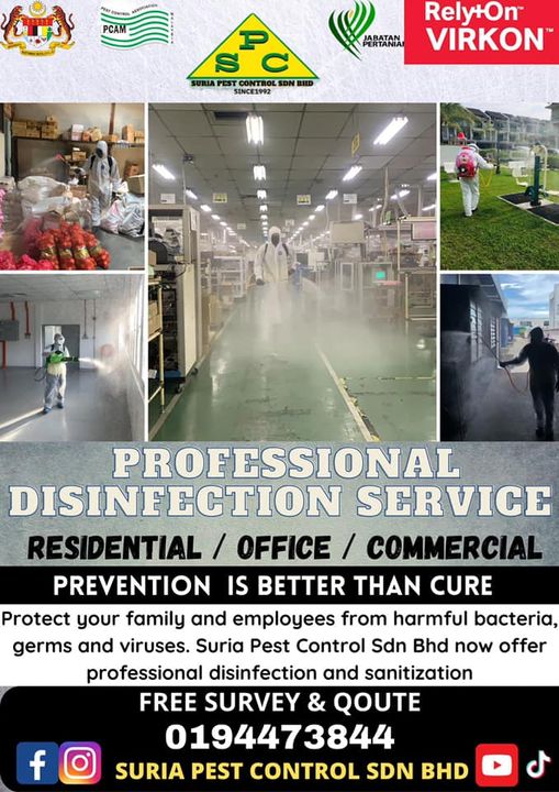 Get Your Premises Disinfect By The Professional ! 