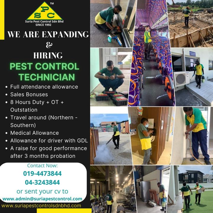 Suria Pest Control Sdn Bhd We Are Expanding 