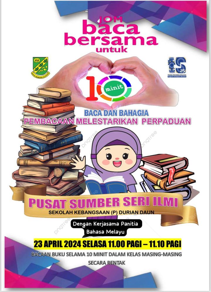 Program Jom Baca 10 Minit Peringkat Negeri Melaka 