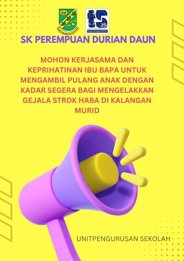 Makluman Penting Ibubapa Perlu Mengambil Cakna Berkaitan Cuaca 