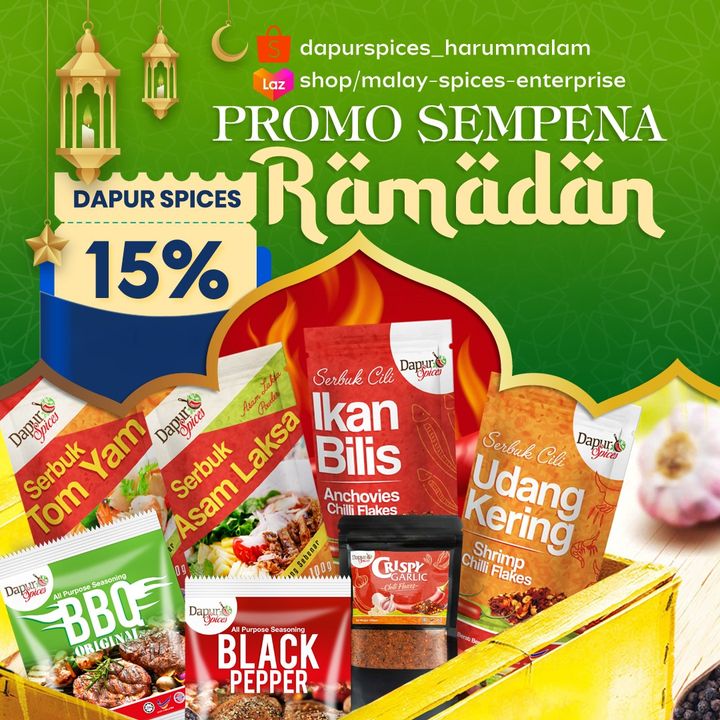 Promo Sempena Bulan Ramadan 15 Produk Dapur Spices 