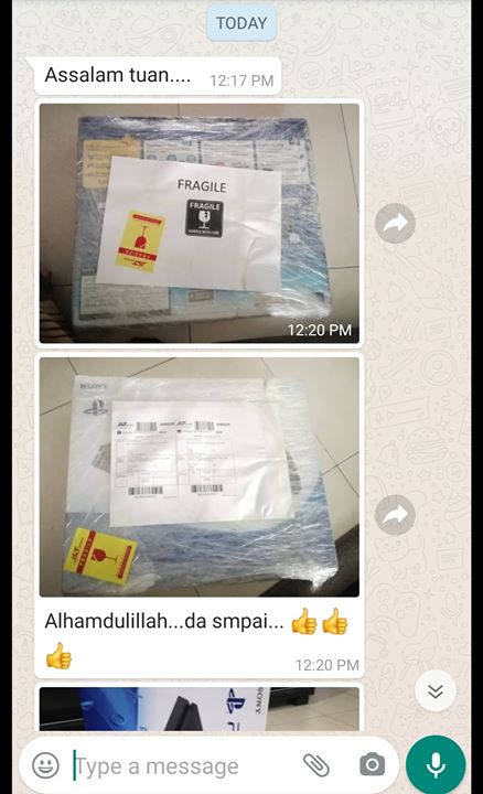 Alhamdulillah Barang Sampai Ke Customer Guna J&t. Customer 