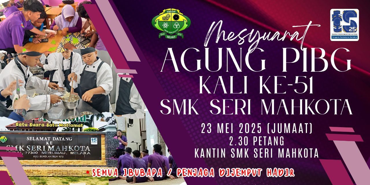 Jemput Hadir Semua Ibu Bapa Anak Mahkota. 