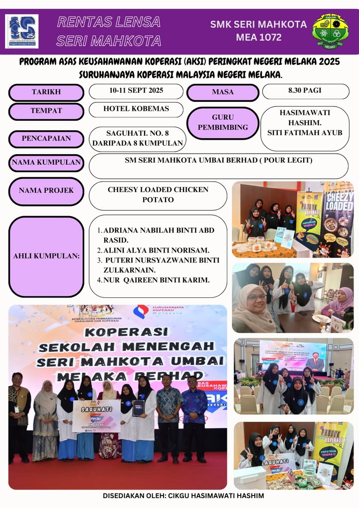 Program Asas Keusahawanan Koperasi (aksi) Peringkat Negeri Melaka 