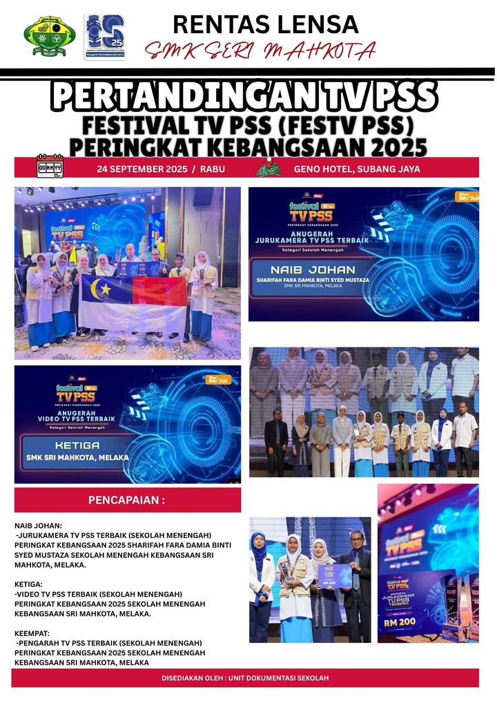 Naib Johan, Ketiga & Keempat Tv Pss Kebangsaan 