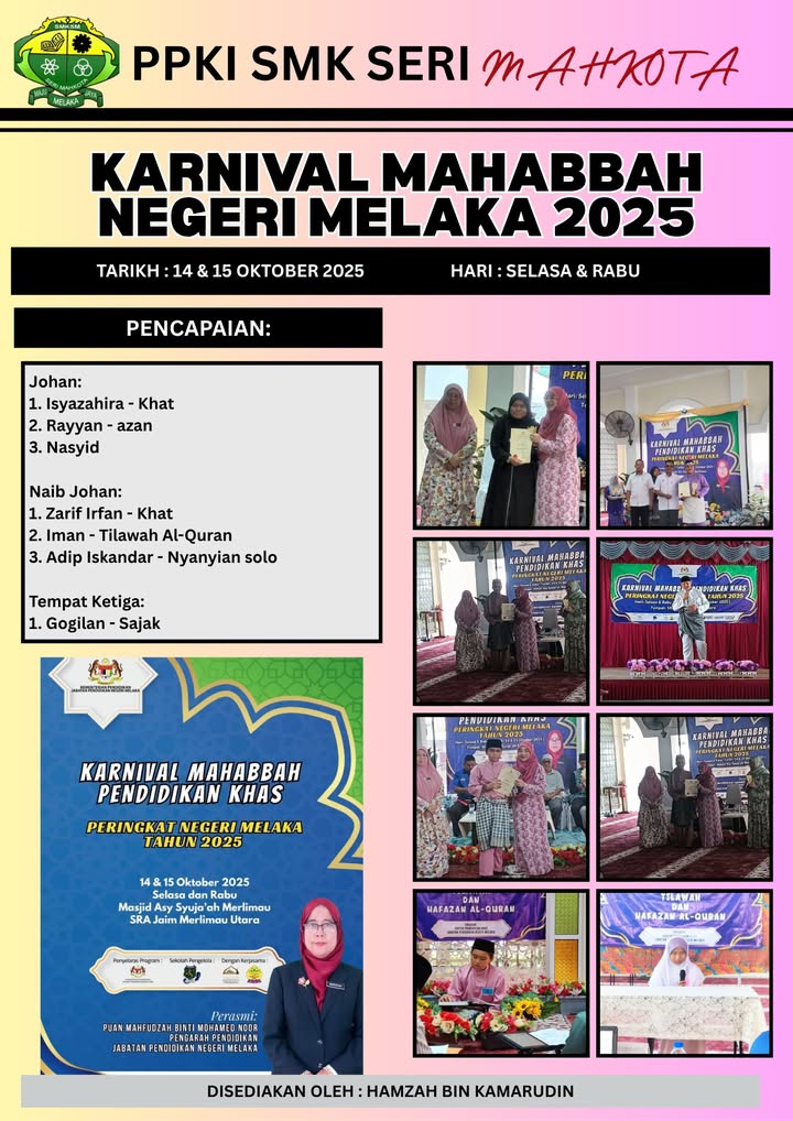 Karnival Mahabbah Negeri Melaka 2025. 