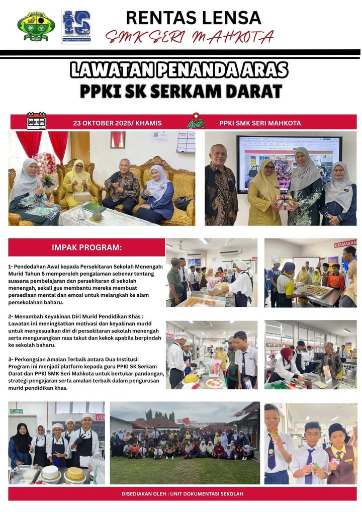 Lawatan Penanda Aras Ppki Sk. Serkam Darat. 
