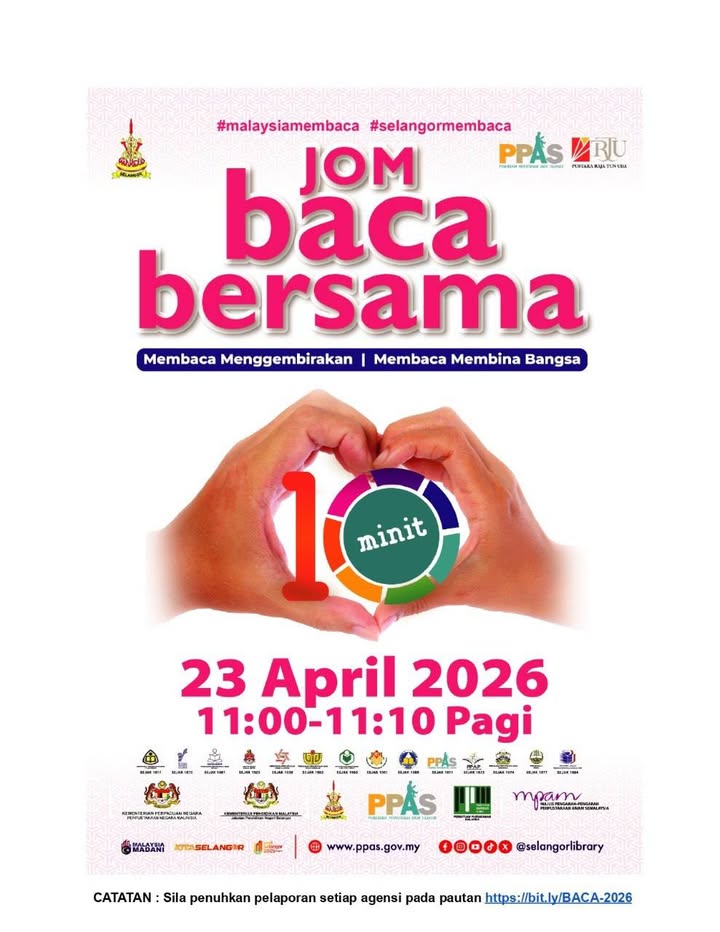 Jom Baca Bersama Warga Sk Peringgit Menyokong Program 