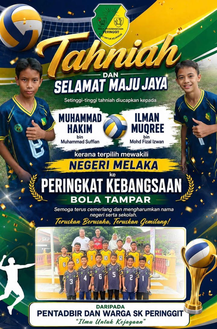 Setinggi-tinggi Ucapan Selamat Maju Jaya Diucapkan Kepada Muhammad 
