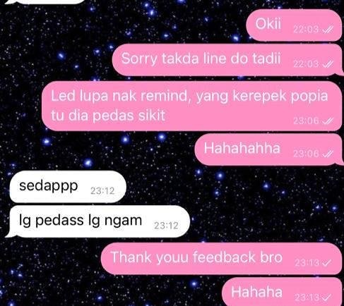 Alhamdulillah Pedas Dia Ngam2 Terima Kasih 
