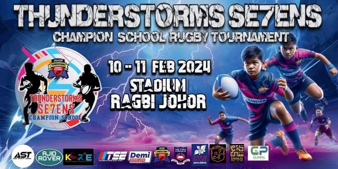 Killerbee Rugby Club Skbu2 Johan Keseluruhan Thunderstorms Se7ens 