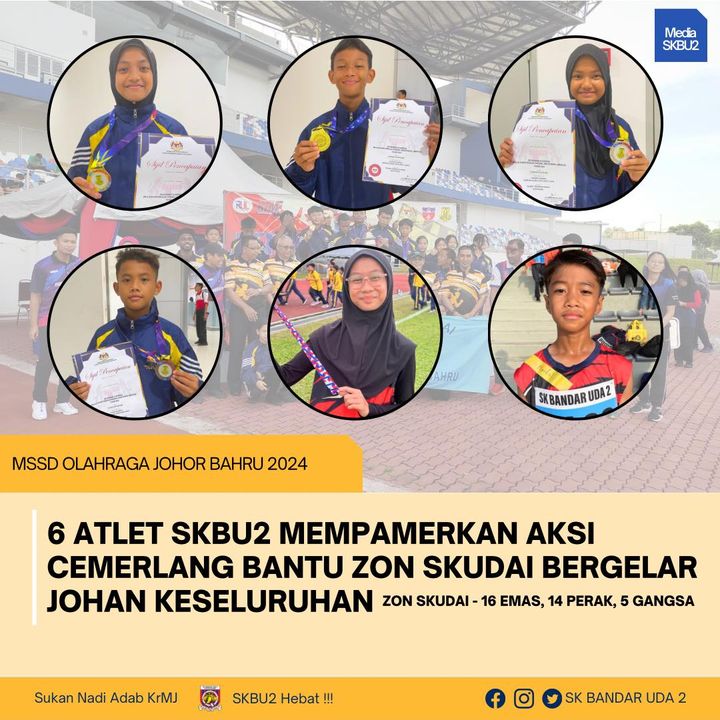 Kejayaan Mssd Olahraga Johor Bahru 2024 