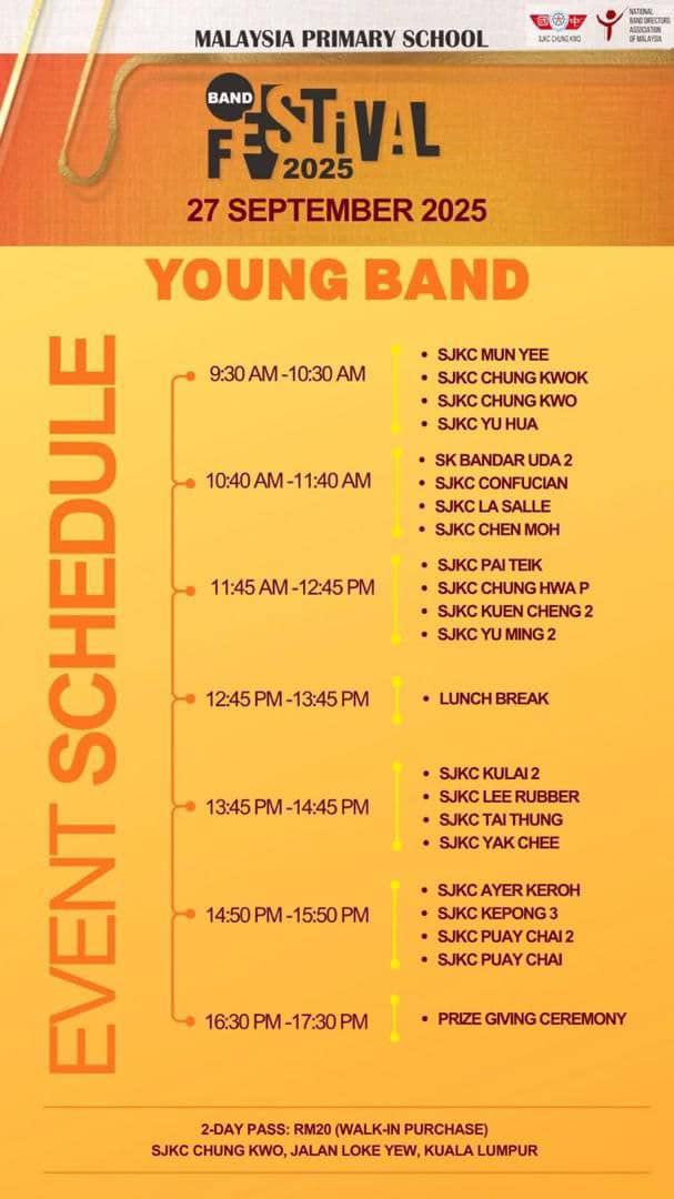 Malaysia Primary School Band Festival 2025 