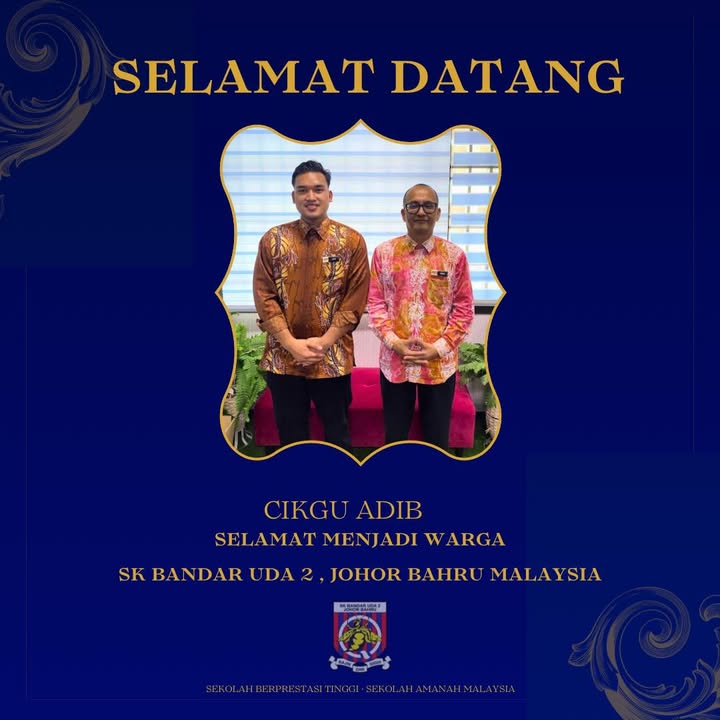 Skbu2 Berbesar Hati Menerima Cikgu Adib Menjadi Sebahagian 