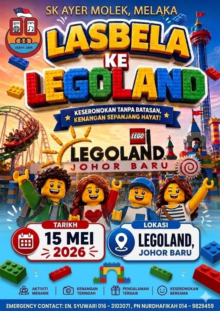 Program Lawatan Sambil Belajar (lasbela) Ke Legoland  