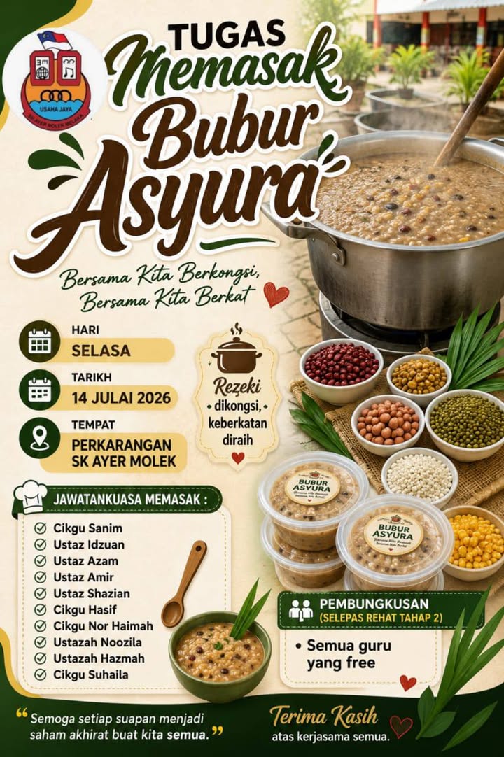 Program Memasak Bubur Asyura  